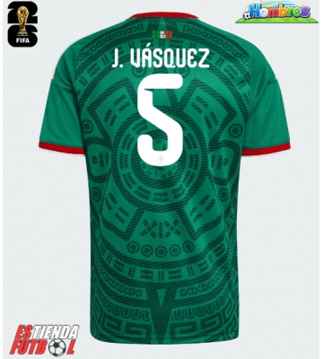 México Johan Vasquez #5 Primera Equipación Mundial 2026 Manga Corta